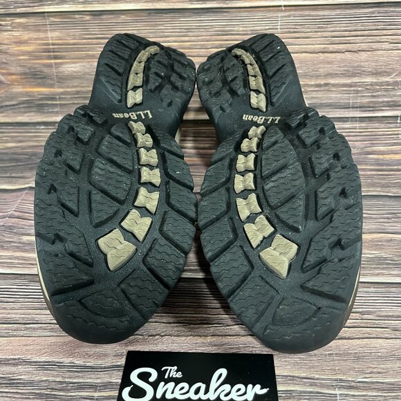 LL Bean Tek 2.5 Storm Chaser Brown Taupe Women's Waterproof Duck Boot Shoes - Picture 6 of 8